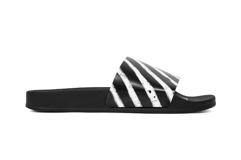 Off white 2024 flyknit slides