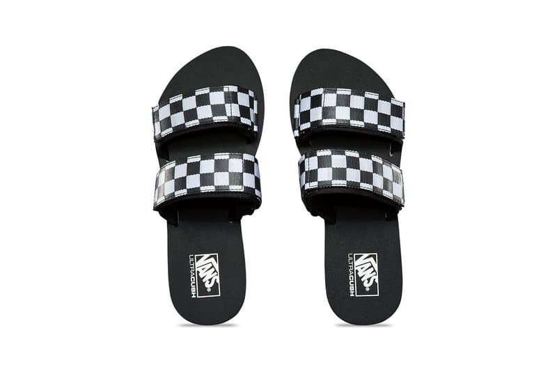 Vans slides sales two straps