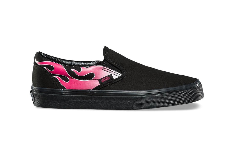 vans slip ons neon