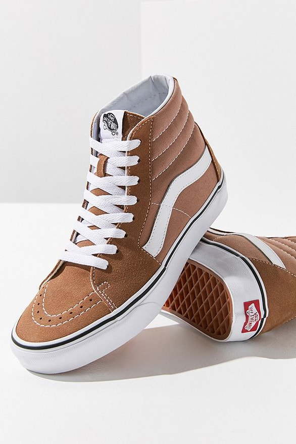 tiger eye tan and white checkered vans