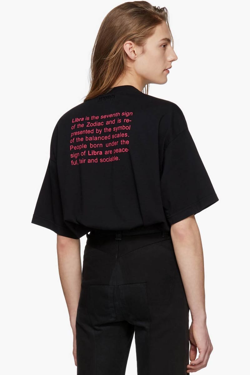 Hypebae - Shop Vetements' Zodiac Sign Horoscope T | Shirts