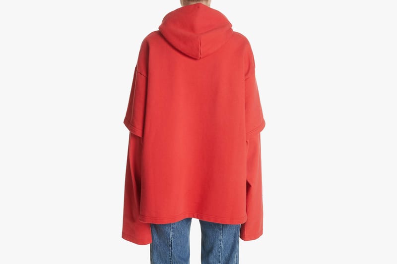 Vetements tommy hilfiger store double sleeve hoodie