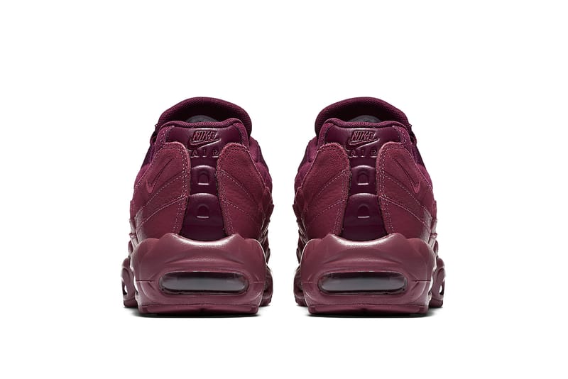 Burgundy air max 95 shop