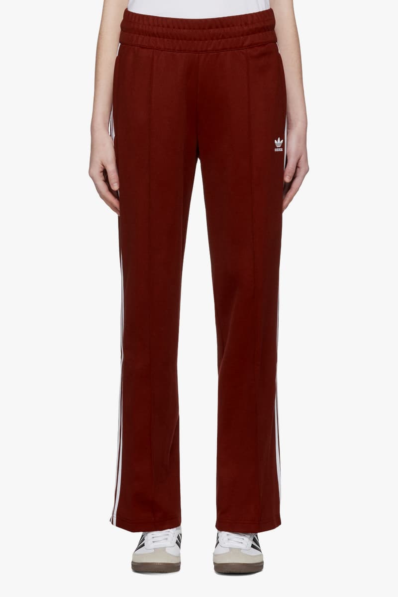 burgundy track pants mens