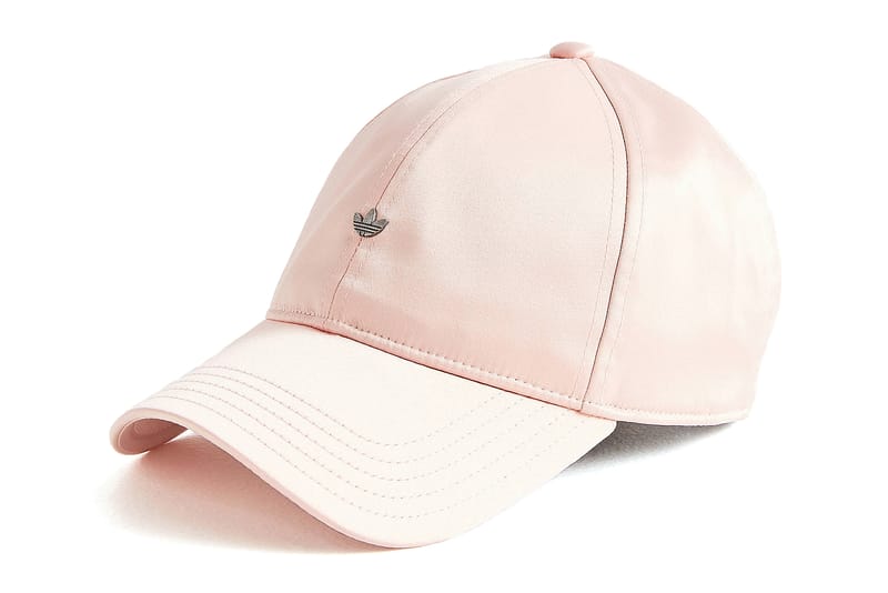 Pink satin cheap baseball cap