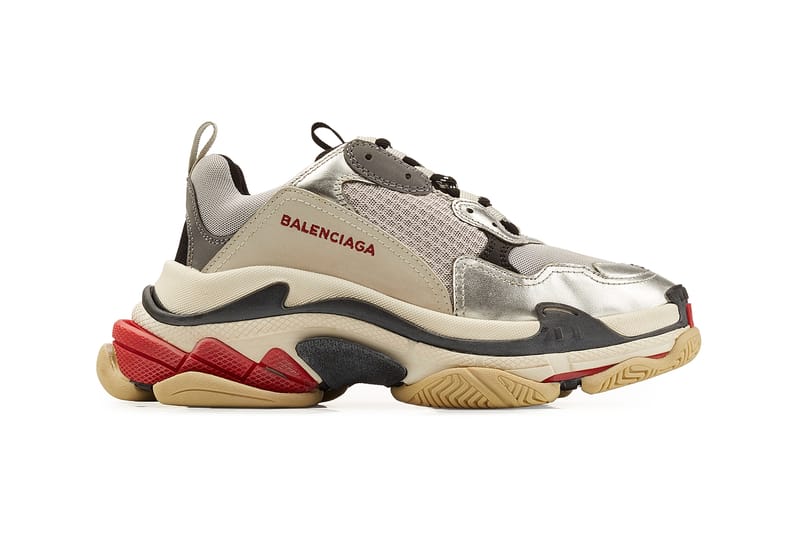 Balenciaga triple s cheap womens red