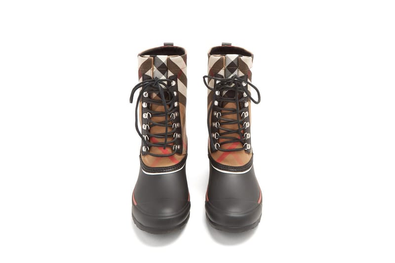 Burberry lace up outlet rain boots