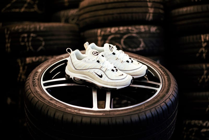 Air max 98 outlet white reflective silver womens