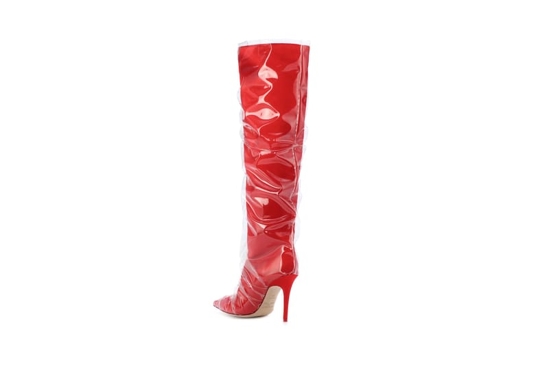 Jimmy choo off white hot sale boots