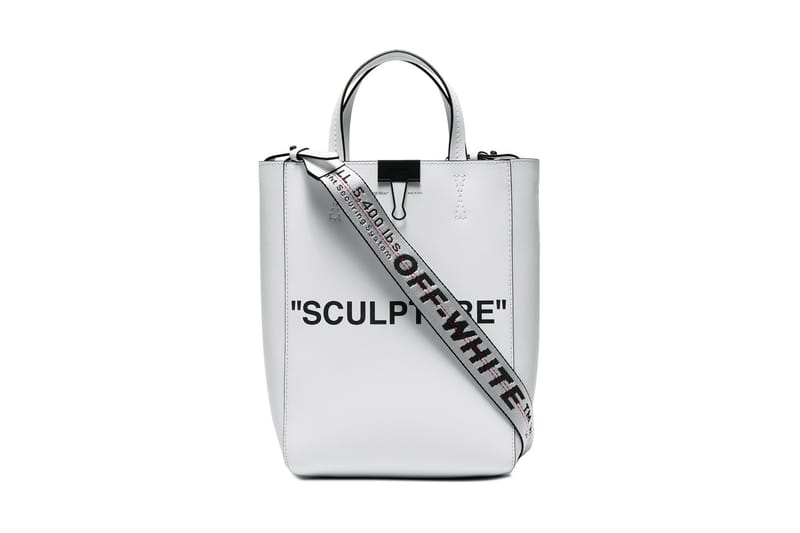 Hypebae | Off - White™ Sculpture Tote Bag in White Colorway 