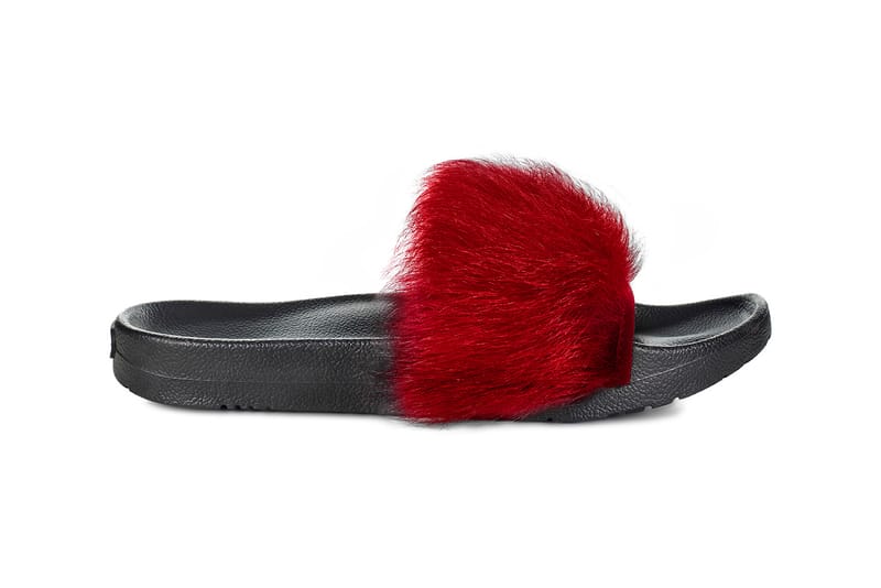 Ugg royale fur on sale slides