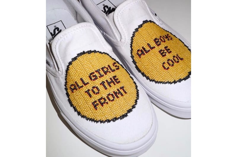 Custom sale girl vans