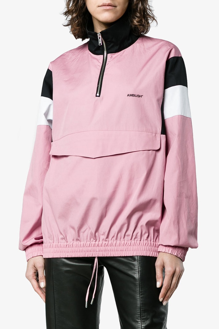 AMBUSH Millennial Pink 80s Athletic Track Jacket | Hypebae