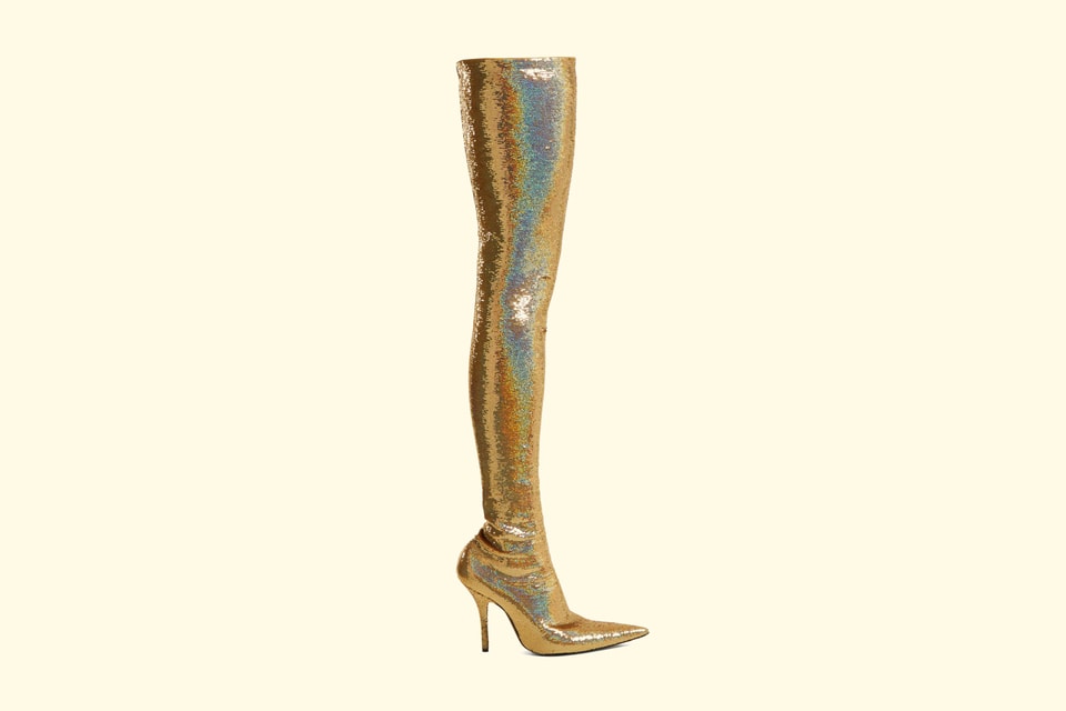 balenciaga sequin boots