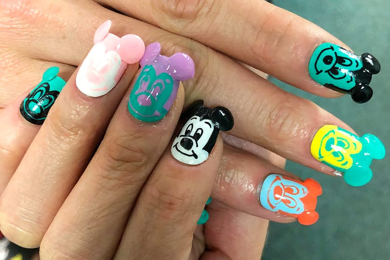 Cosmic Galaxy Mickey Press on Nails | Galaxy Nails | Disney Inspired store Nails