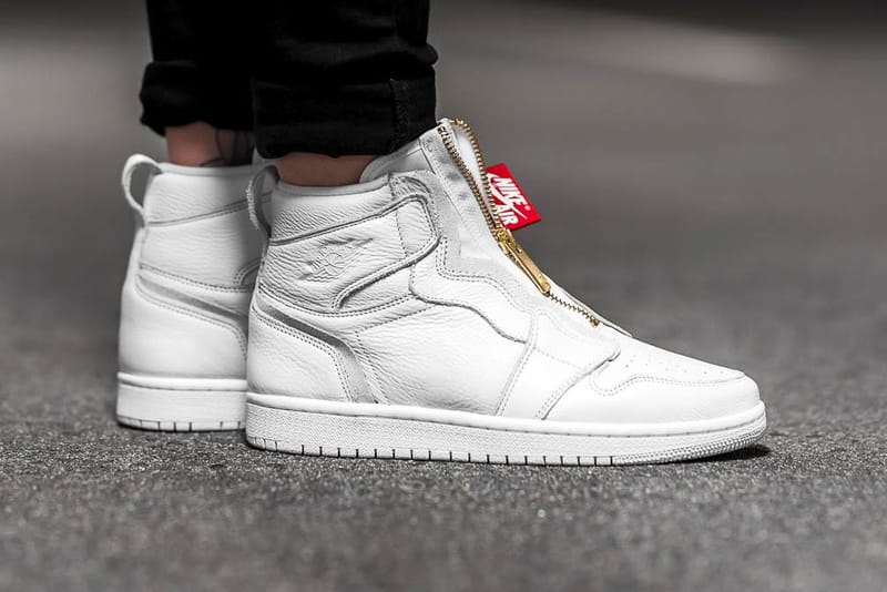 Nike Air Jordan 1 Hi Zip Black and White Release Hypebae