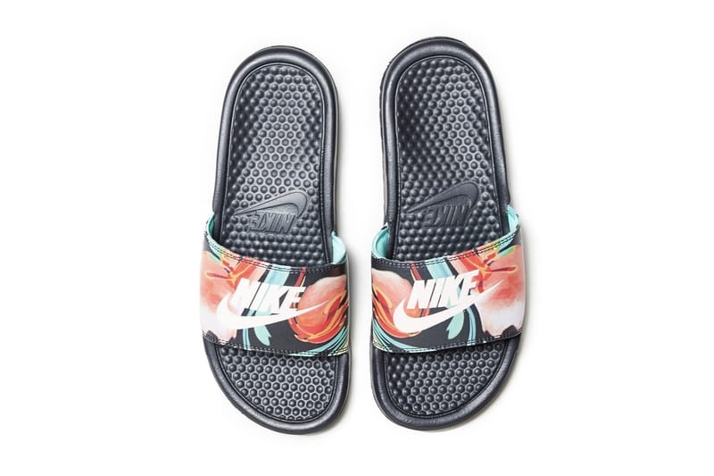 Nike slides tropical new arrivals