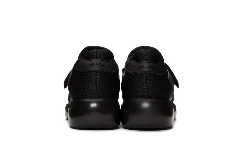 Prada Cloudbust Sneaker in Black Mesh | Hypebae