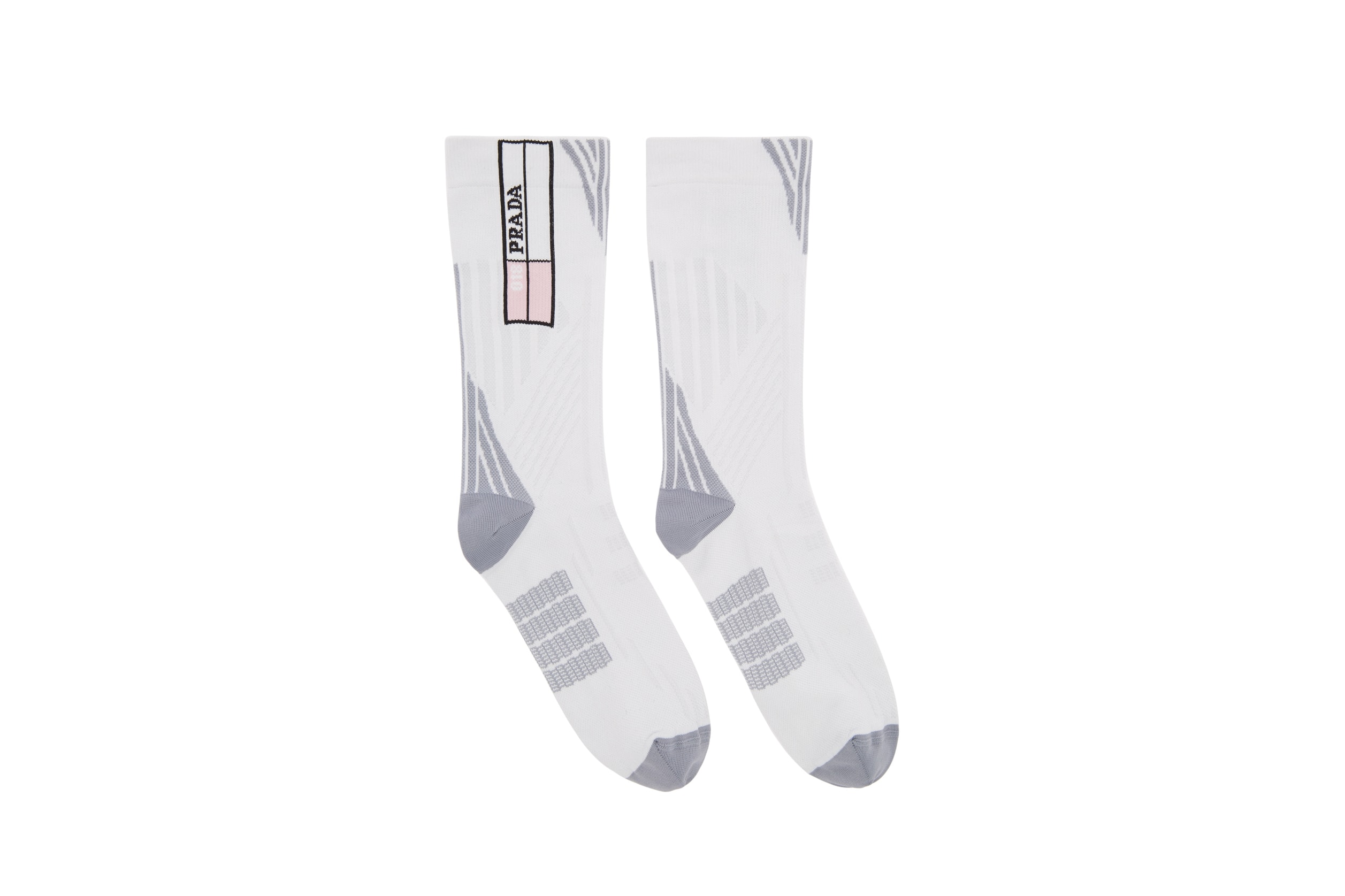Where to Buy Prada Printed Logo Socks | Hypebae