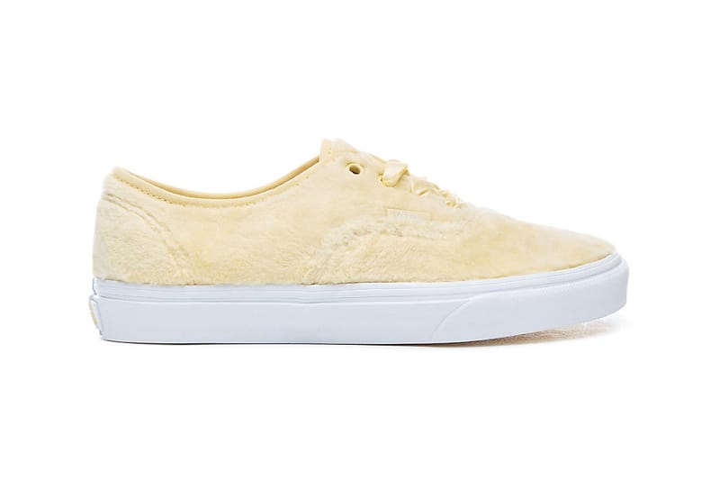 Fluffy slip on online vans