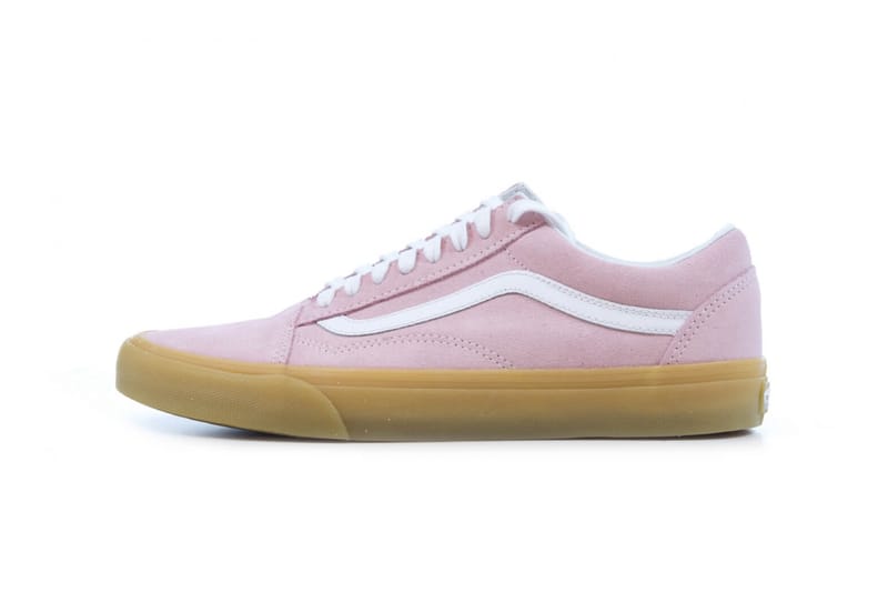 Vans pink shop gum sole