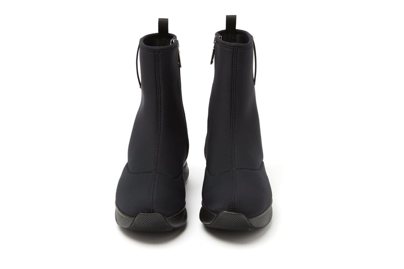 Prada neoprene best sale ankle boots