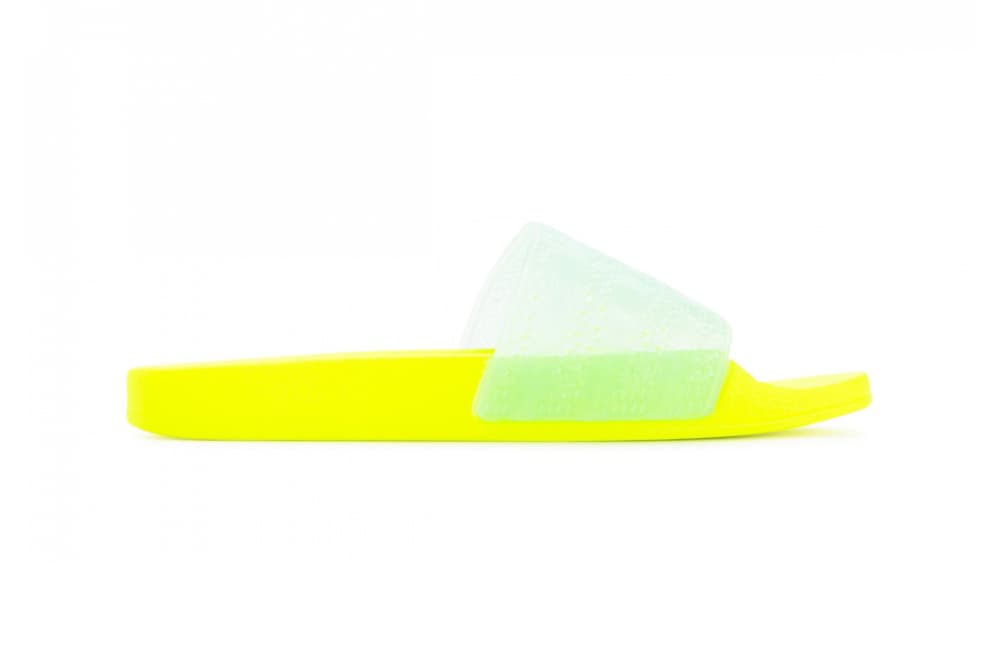 adidas Originals Adilette Slides Solar Yellow | HYPEBAE