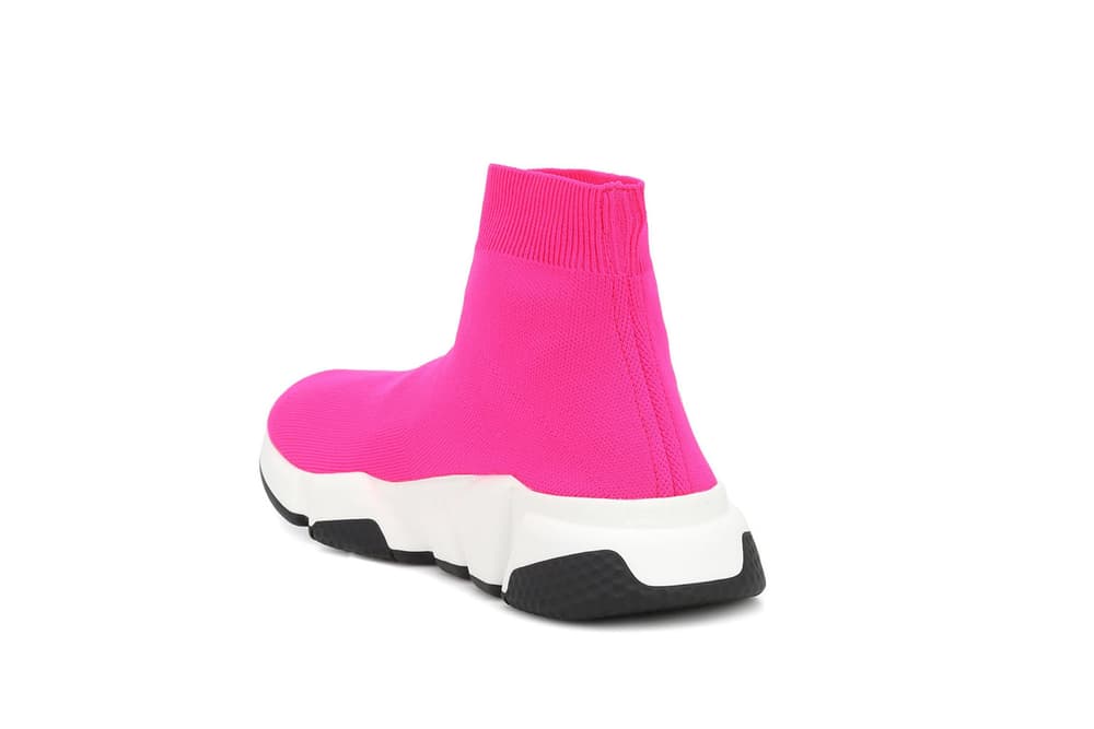 balenciaga speed trainer neon