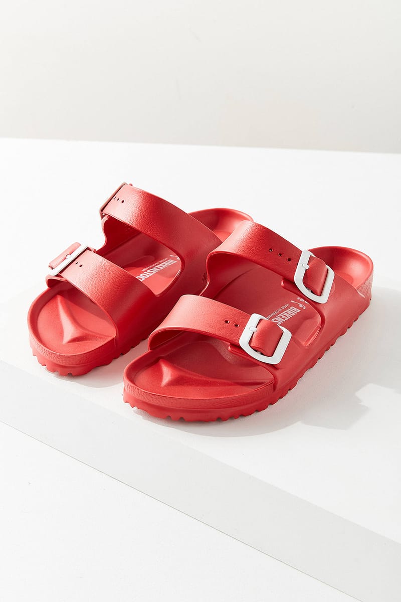 Red birkenstock arizona on sale eva