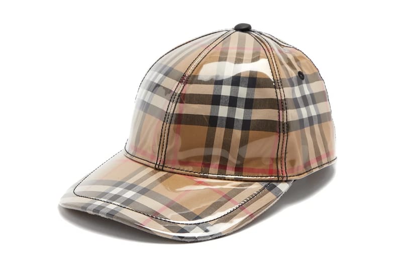 Burberry laminated clearance hat