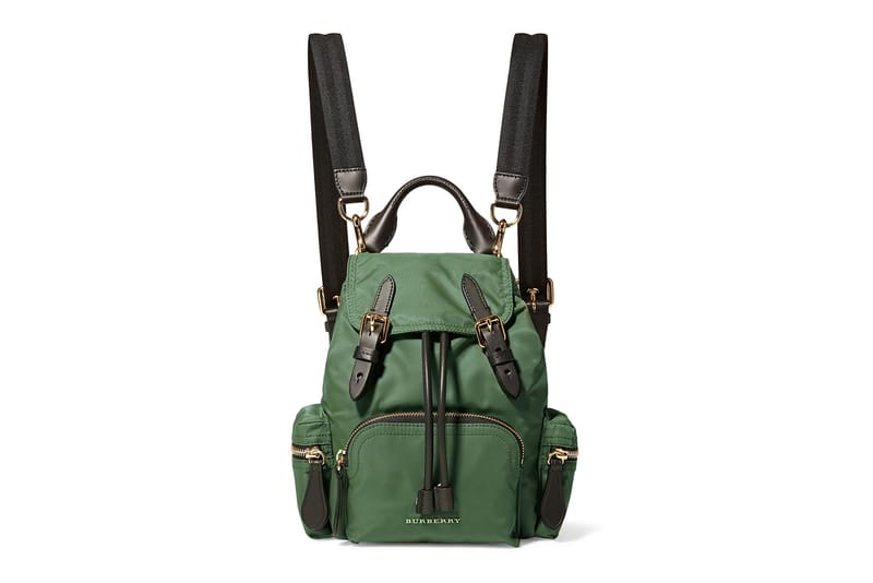 Burberry green outlet backpack