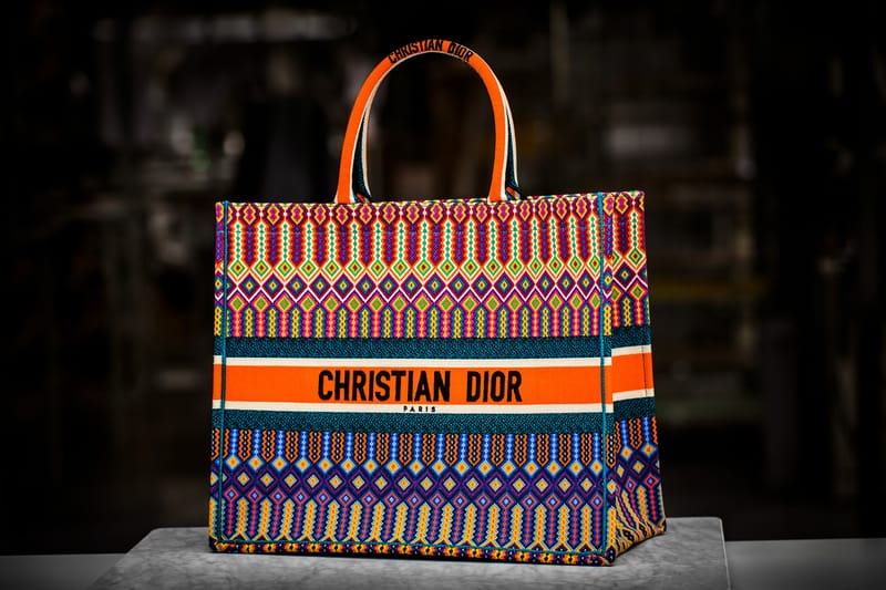 Dior Embroidered Book Tote Bag Spring Summer Hypebae