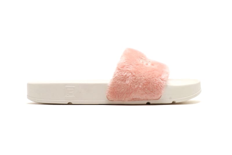 FILA Releases Drifter Fur Slides in Light Pink Hypebae