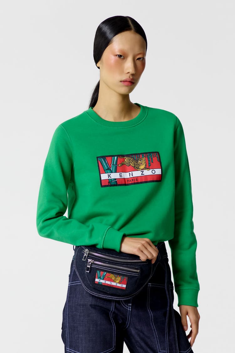 Kenzo bamboo outlet tiger sweatshirt