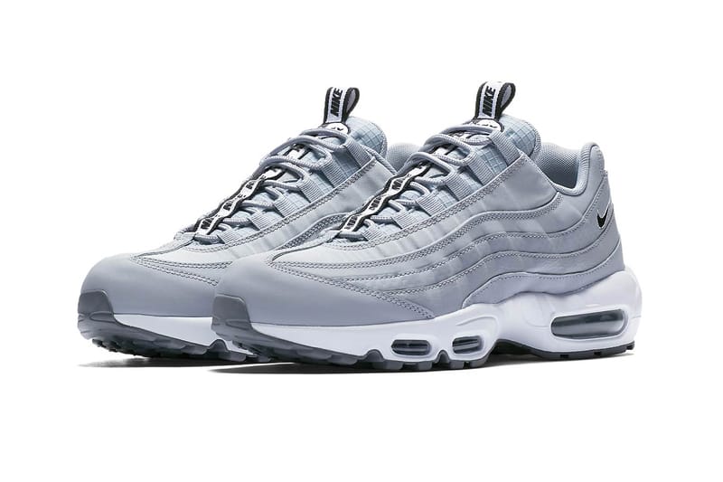 Nike air max clearance 95 grey and white