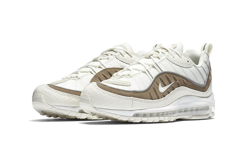 Nike Air Max 98 Releases in Sail and Exotic Skin Hypebae