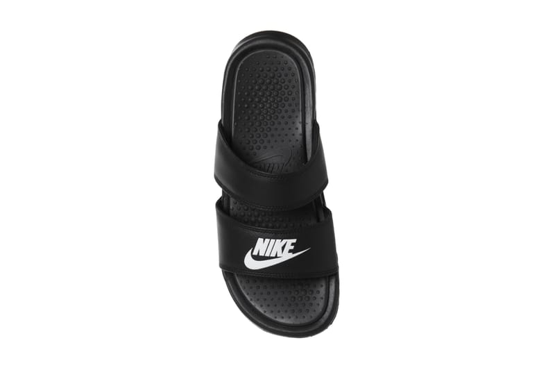 Double strap 2024 nike slides men's