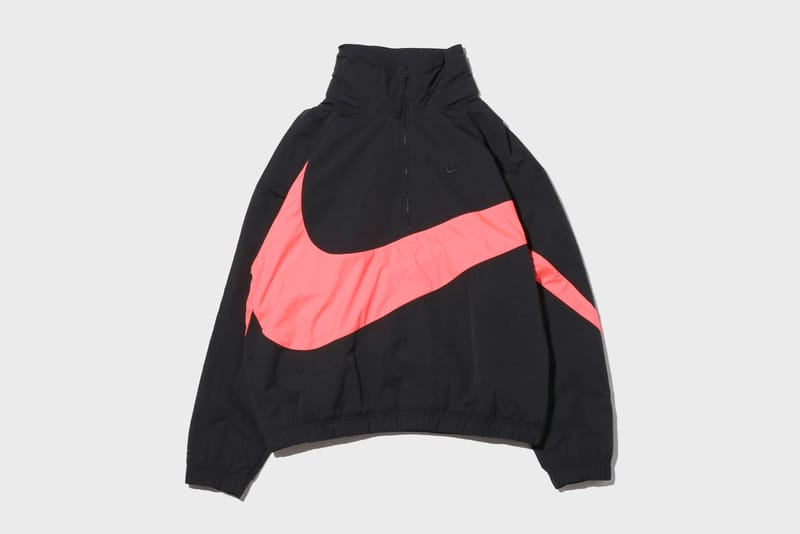 Buy Nike Big Swoosh Tracksuit in Black/Hot Punch | Hypebae