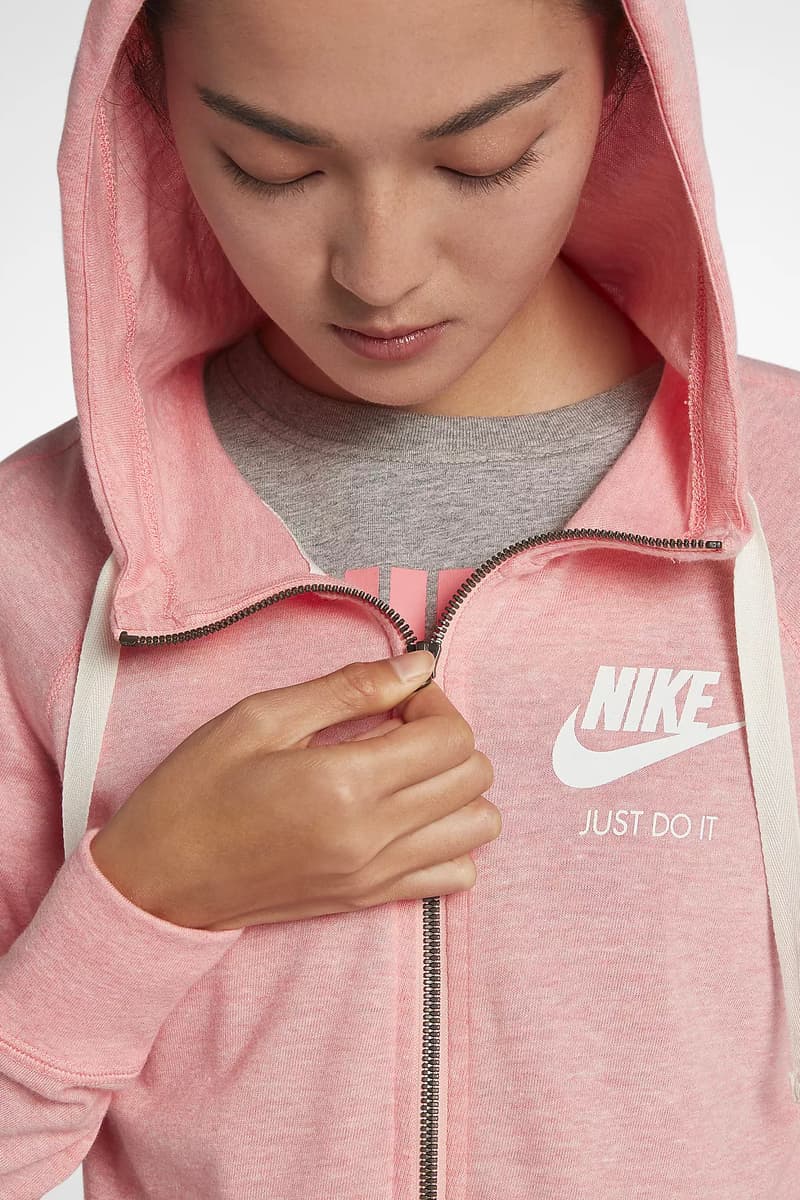 Nike Sportswear Gym Vintage Pink Hoodie & Romper HYPEBAE