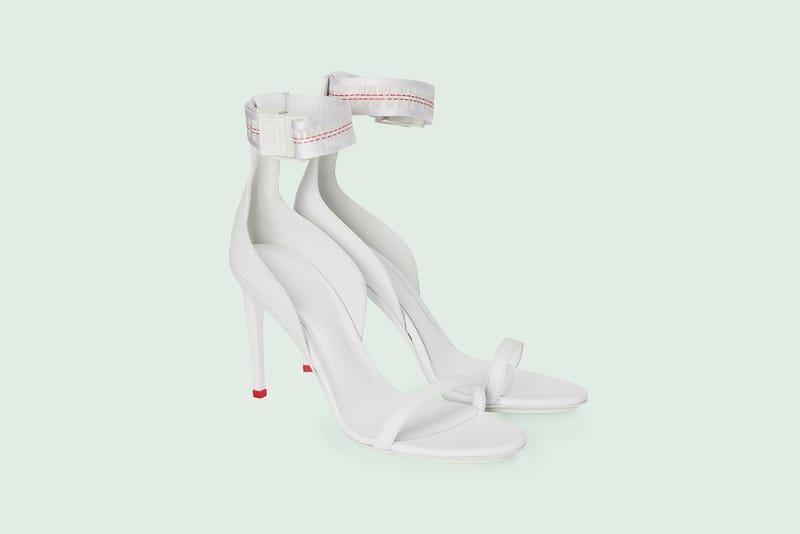 Off white sales industrial heels