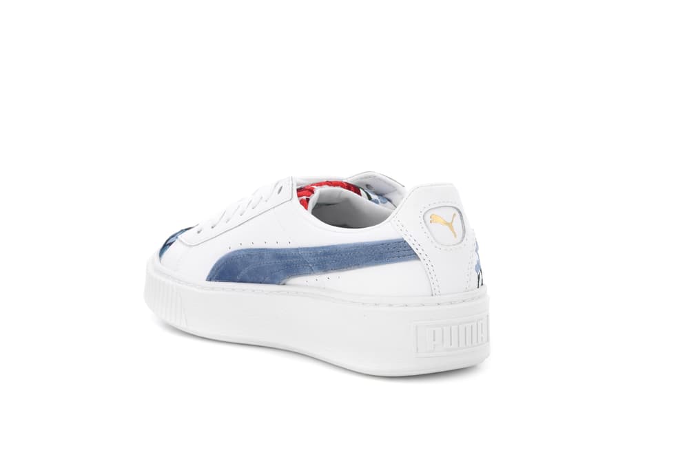 puma platform embroidered