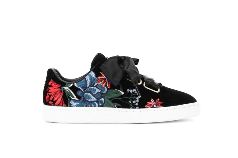 Puma basket heart flowery on sale