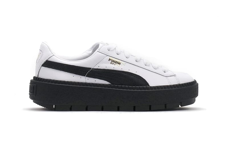 Platform puma basket clearance kicks