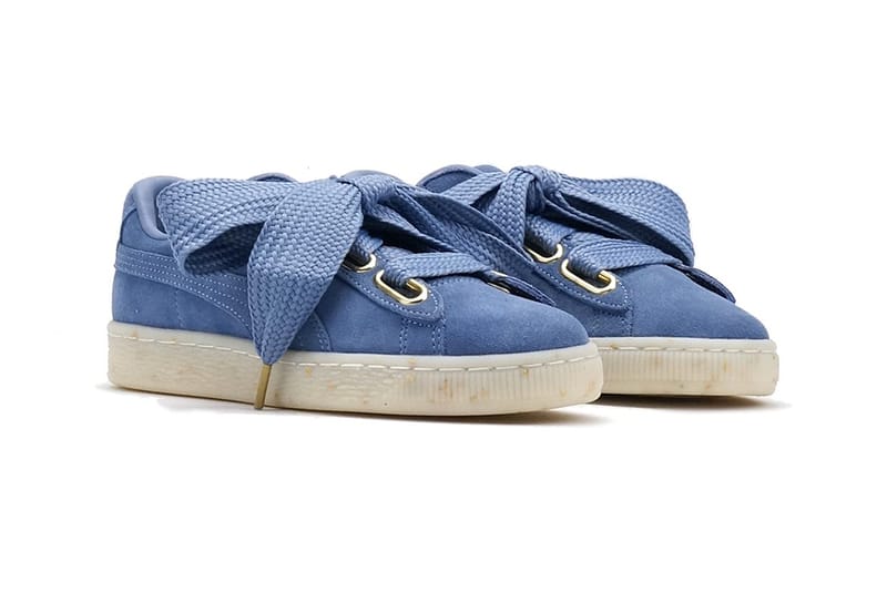 Puma suede heart store uomo blu