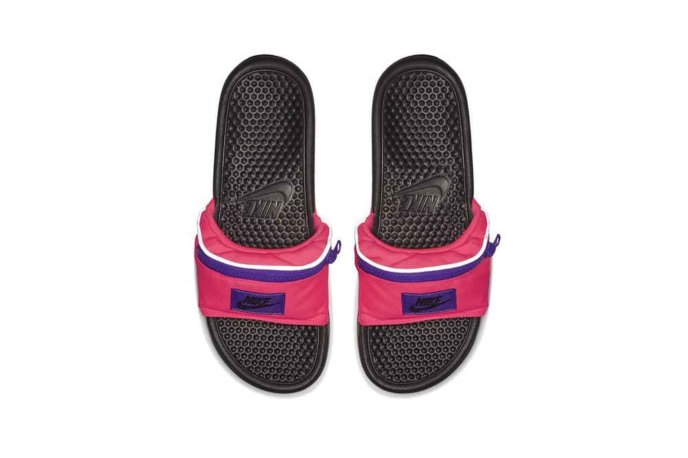 nike flip flops with fanny pack