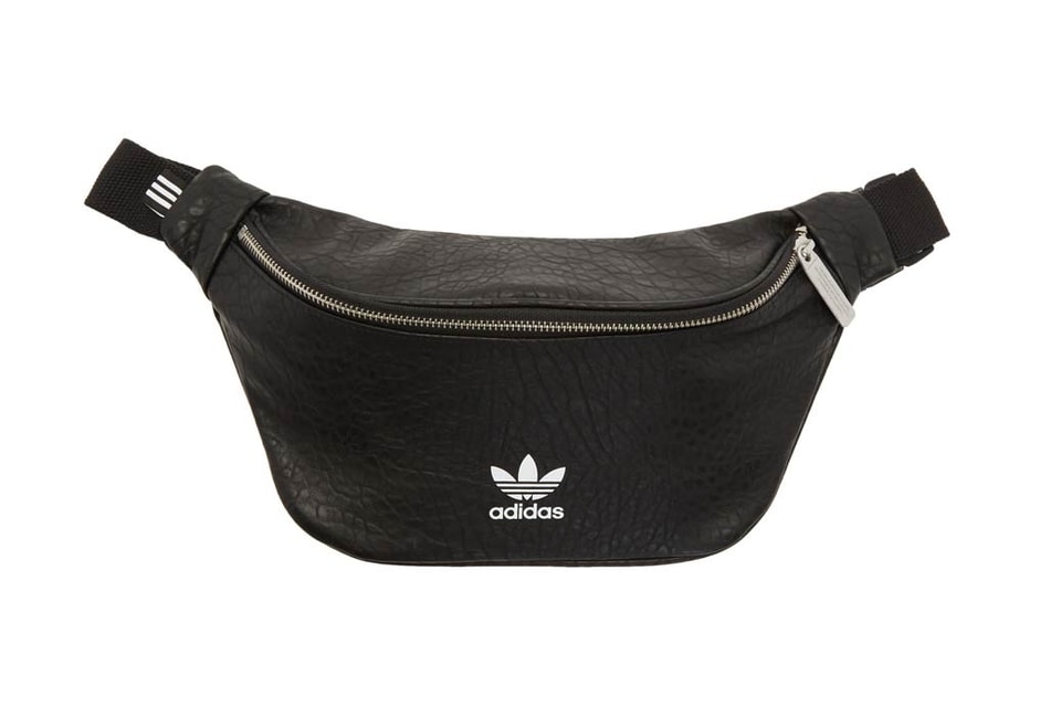 adidas' Faux Leather Fanny Pack in Black | Hypebae