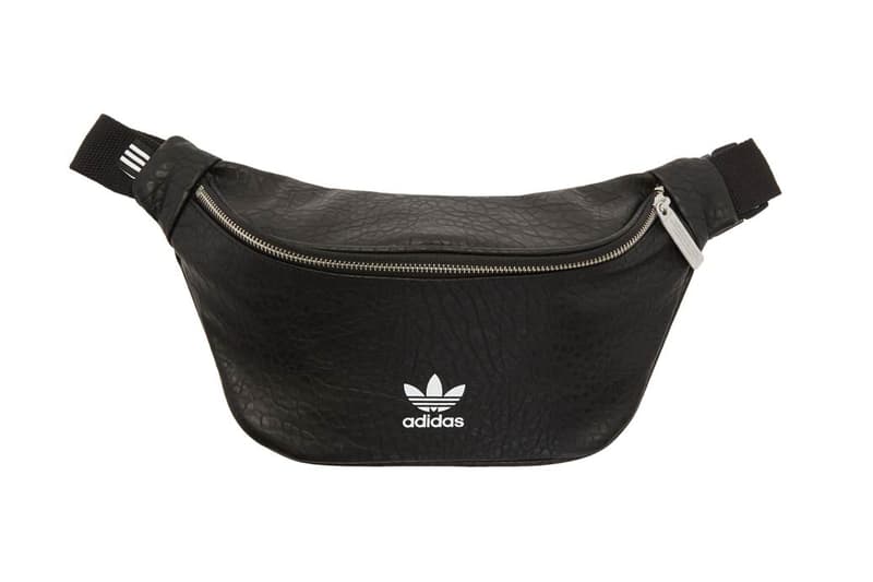 adidas' Faux Leather Fanny Pack in Black Hypebae