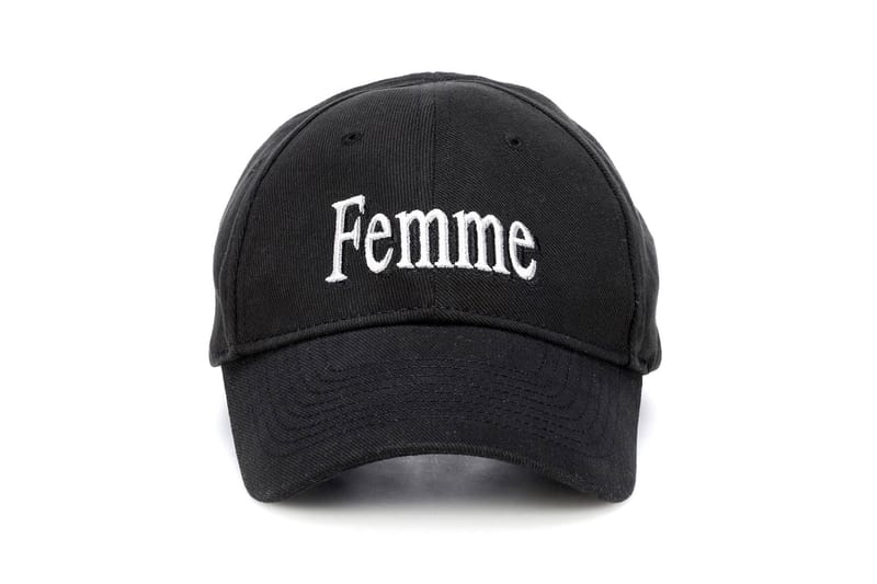 Balenciaga Femme Baseball Cap and Dad Hat Black | Hypebae