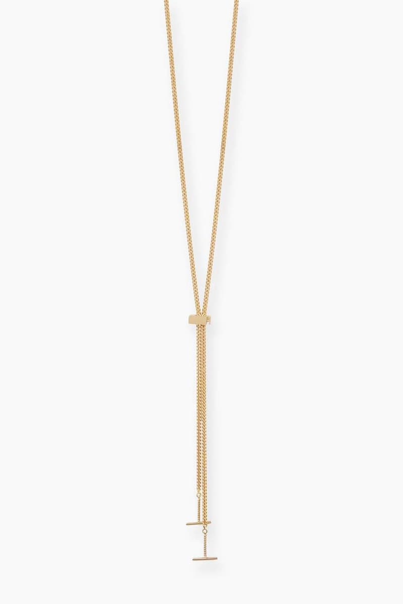 Shop Chloé's Eyewear Chain in Brass HYPEBAE