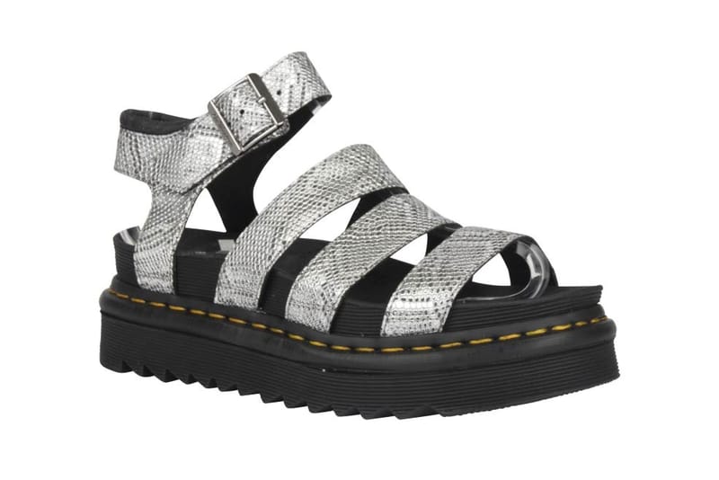 Dr. Martens Summer Sandals in Black and White Hypebae